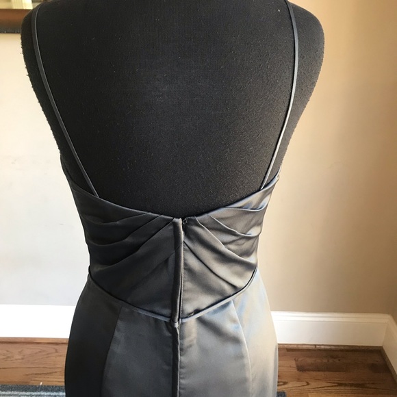 Mori Lee Style 21569 Size 6 Color Charcoal - Picture 4 of 6